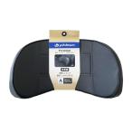 ボンフォーム(BONFORM) シートクッション ファイテンプレミアム 腰当て 38×18cm ブラック腰ホールドタイプ 本革調合成皮革 腰痛