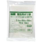 ショッピングTRUSCO TRUSCO(トラスコ) 業務用ポリ袋0.15×70L 5枚入 U-0070
