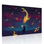 絵画 インテリア  絵 　金魚 猫 アートパネル壁飾り キャンバス絵画 　油絵 おしゃれ 壁掛け　装飾 モダン インテリア 　Airbnb　民泊　シェアハウス　装飾壁ア