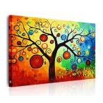 油絵風 開運画 絵画 インテリア  おしゃれ 壁掛け 絵願いの木 希望の木ファブリックパネル アートパネル ポスター キャンバス 絵画玄関子供部屋  寝室 リビング