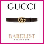 グッチ GUCCI ベルト ダークブラウン ブラウン ゴールド レザー 本革