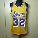 USA製 マジックジョンソン レイカーズ #32 チャンピオン 40 レプリカユニフォーム NBA Magic Johnson Los Angeles Lakers