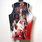 デニスロッドマン ブルズ ミッチェルアンドネス タンクトップ XL プリント スウィングマンジャージ BULLS MITCHELL&amp;NESS Dennis Rodman