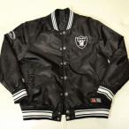 レイダース マジェスティック スタジャン XL 中綿ジャケット 刺繍ロゴ ワッペン RAIDERS NFL　　