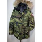 カナダグース ジャスパー ダウンジャケット Mサイズ カモフラ 迷彩柄 ファー CANADA GOOSE JASPER 3438JM 68F8490