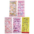 ★フェイスタオルまとめ買い★ 2枚までネコポス同梱発送 フェイスタオル 34×75cm キティ マイメロディ クロミ ピカチュウ サンリオ
