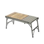 ウッドパネルテーブル アッシュグレー WOOD PANEL TABLE ラーテルワークス RATELWORKS ウッドテーブル キャンプ アウトドア 天然木 コンパクト収納 (RWS0043AG)