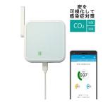 Wi-Fi CO2センサー RS-WFCO2A CO2センサー CO2濃度センサー CO2濃度 二酸化炭素 センサー 計測 測定 CO2 スマホ 通知