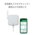 Wi-Fi 環境センサー RS-WFEVS2A CO2センサー CO2濃度センサー CO2濃度 二酸化炭素 センサー 計測 測定 CO2 スマホ 通知