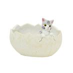  resin миниатюра pot кошка eg pot кошка яйцо Mini горшок 