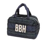 BBH стеганое полотно Mini сумка "Boston bag" проверка черный 