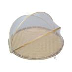 ネット付き 竹 干しざる lサイズ フタ可動式 竹製 手作り