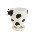  цемент pot поддонник имеется корова san M.. Mini горшок цветочный горшок 