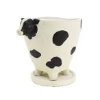  цемент pot поддонник имеется корова san L.. Mini горшок цветочный горшок 