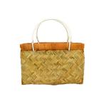 市場かご 市場籠 よこ型S 竹かご 皮竹 外皮 竹かごバッグ