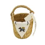  вышивка флаг корзина S черный шланг × синий корзина сумка 