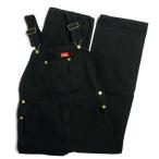[SALE]ディッキーズ クラシック ビブ オーバーオール リンス ブラック メンズ/USAモデル/ワーク/つなぎ/作業着