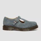 Dr.Martens ドクターマーチン T Bar Napped Suede Shoes Washed Denim メンズ レディース ブーツ
