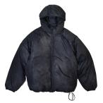 Old Navy Oversized Hooded Puffer Jacket - Black Print オールドネイビー フード パファー ジャケット ブラック メンズ レディース