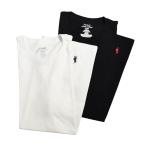 ポロ ラルフ ローレン クラシッククルー Tシャツ ホワイト/ブラック メンズ 半袖Tシャツ ボーダー US規格