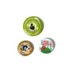  Сан-Франциско Hsu алый a жестяная банка значок 