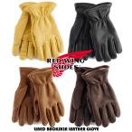 ショッピングレッドウイング RED WING レッドウイング LINED BUCKSKIN LEATHER GLOVE BROWN 裏地付き バックスキングローブ メンズ 革手袋  95230 95231 95232 95237