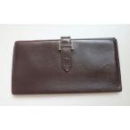 HERMES エルメス財布 メンズ ベアンスフレ 二つ折り長財布 ブラック シルバー金具 本革 マチ有 お札入れ ユニセックス  h16-3084
