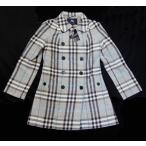 Burberry バーバリー レディース コート チェック ブルー系 タグ付き UK8  新品未使用品t-003△△ t1002539
