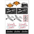 Benny Gold/be колено Gold стикер сиденье Sticker Pack ( длина 29.8cm ширина 20.6cm 13 листов ассортимент дизайн )