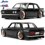 Jada Toys/ジェイダトイズ JDM Tuners 1/24 ミニカー ダットサン ブルーバード 1973 Datsun 510 Advan (ブラック)
