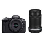 正規新品/在庫有 キヤノン EOS R50 ダブルズームキット ブラック EOS EOS Rシステム ミラーレス一眼カメラ
