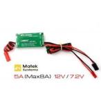 MATEK12V5A  MATEK 12V/7.2V出力外付BEC　大容量5Aタイプ