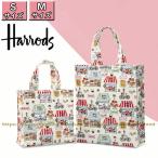 送料無料 Harrods ハロッズ トートバッグ レディーズ ショルダーバッグ ショッパー ショッピングバッグ 通勤 軽量 大容量 おしゃれ S Mサイズ