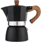  Espresso производитель прямой огонь тип IH соответствует газовая плитка 3 cup 3 кубок 150mlmakineta маленький размер ( черный 3 cup (150ml))