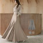 ワイドパンツレディースガウチョパンツ40代春秋フレアパンツプリーツ大きいサ...