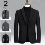 テーラードジャケットメンズコートウールビジネスジャケットアウタースリム紳士...