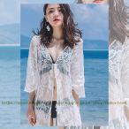  Rush Guard женский длинный рукав длинный свободная домашняя одежда Rush Parker summer свободная домашняя одежда для купальника UV cut охлаждение меры ультрафиолетовые лучи меры тонкий . вода скорость . выгоревший на солнце участок предотвращение лето модный 
