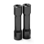 [ кошка pohs соответствует ] lap up (WRAP-UP)/0701-FD/ раунд Shape aluminium post 25mm ( черный /2 штук )