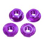 [ кошка pohs соответствует ]EAGLE( Eagle )/3028U2-PU/ легкий aluminium фланец 4mm замковая гайка (. сиденье фланец )4 шт ( лиловый )