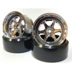 【ネコポス対応】LAB/LW-0508C/WORK MEISTER L1 WHEEL DEEP RIM オフセット8 クローム 2本入