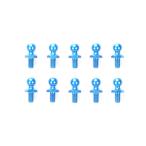 【ネコポス対応】タミヤ(TAMIYA)/OP-642/OP.642 5mmアルミピロボール (ブルー・10個)