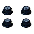 Yahoo! Yahoo!ショッピング(ヤフー ショッピング)【ネコポス対応】スクエア（SQUARE）/SGX-02FBK/アルミフランジナイロンナット M2 （ブラック）4個入 ※画像は5個ですが商品は4個入です。