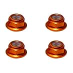 Yahoo! Yahoo!ショッピング(ヤフー ショッピング)【ネコポス対応】スクエア（SQUARE）/SGX-02FOR/アルミフランジナイロンナット M2 （オレンジ）4個入 ※画像は5個ですが商品は4個入です。