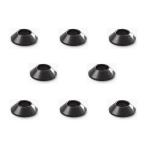 Yahoo! Yahoo!ショッピング(ヤフー ショッピング)【ネコポス対応】スクエア（SQUARE）/SGX-108BK/アルミM3テーパーワッシャー（ブラック）6個入