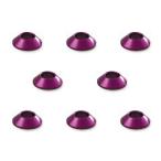 Yahoo! Yahoo!ショッピング(ヤフー ショッピング)【ネコポス対応】スクエア（SQUARE）/SGX-108P/アルミM3テーパーワッシャー（パープル）6個入