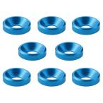 [ кошка pohs соответствует ] квадратное (SQUARE)/SGX-15TB/M3 aluminium тарелка шайба наружный диаметр 8mm ( Tamiya голубой )6 штук 