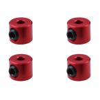 Yahoo! Yahoo!ショッピング(ヤフー ショッピング)【ネコポス対応】スクエア（SQUARE）/SGX-17R/2mm アルミリンケージストッパー（レッド）4個入