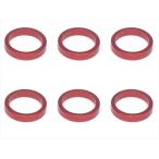 Yahoo! Yahoo!ショッピング(ヤフー ショッピング)【ネコポス対応】スクエア（SQUARE）/SGX-4815R/1/12レーシング用リア車幅調整カラー1.5t （6個入）レッド φ7.9×6.4×1.5t