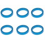 Yahoo! Yahoo!ショッピング(ヤフー ショッピング)【ネコポス対応】スクエア（SQUARE）/SGX-4815TB/1/12レーシング用リア車幅調整カラー1.5t （6個入）タミヤブルー φ7.9×6.4×1.5t