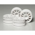 【ネコポス対応】SP.1237/タミヤ/Mシャーシ11本スポークホイール(白)4本